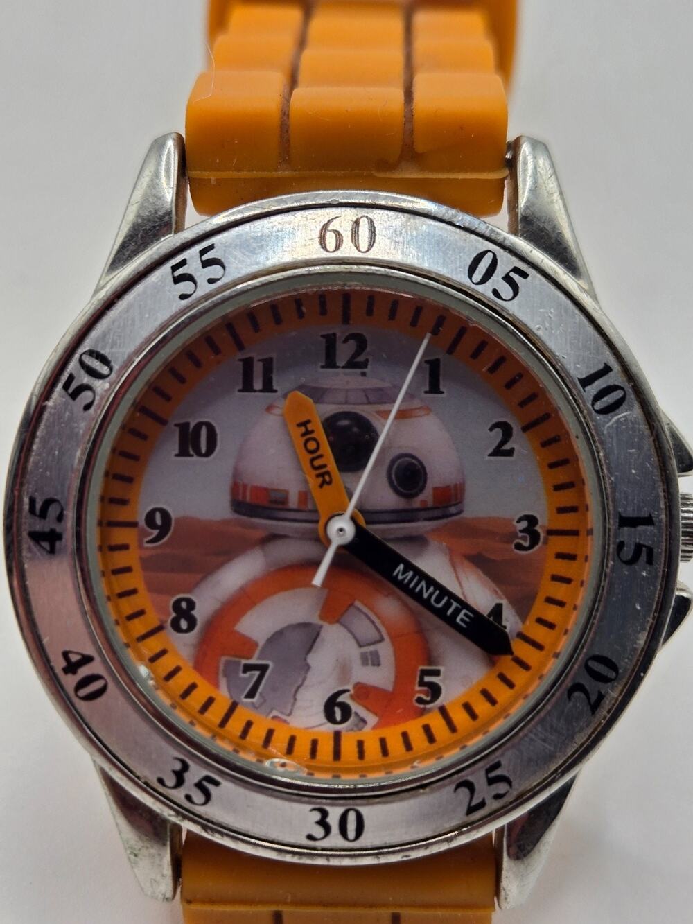 Star Wars BB8 Droid Lucasfilm Ltd Accutime Watch Orange Kids Needs Battery
